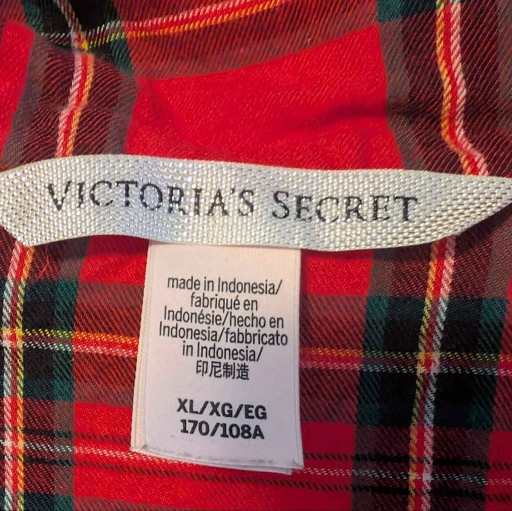 VS Red Plaid PJ Shirt